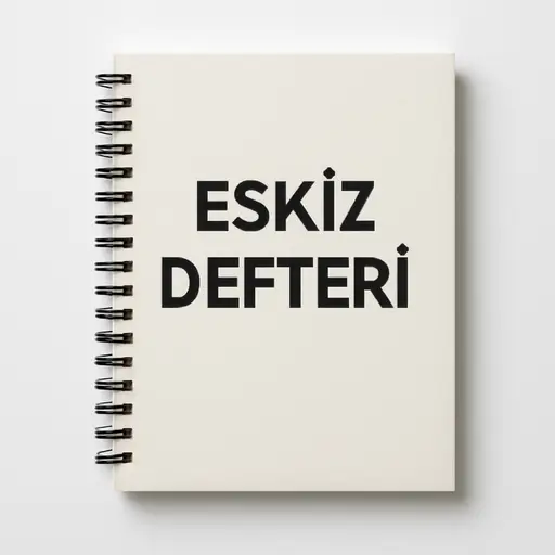 Eskiz defteri ürün fotoğrafı