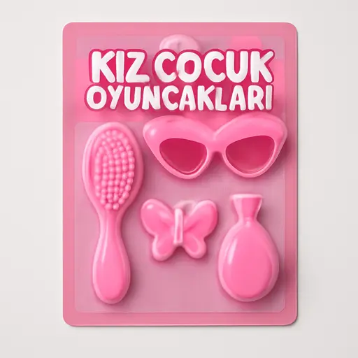 Kız çocuk oyuncakları ürün fotoğrafı