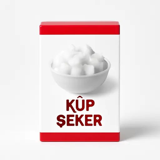 Küp şeker ürün fotoğrafı