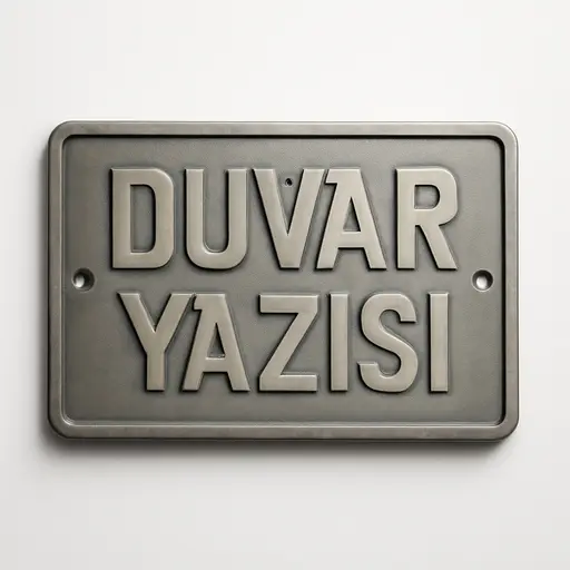 Duvar yazısı ürün fotoğrafı