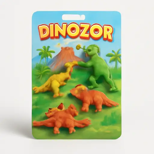 Dinozor oyuncakları ürün fotoğrafı
